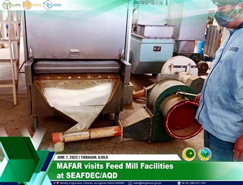 Mafar Visits Feed Mill Facilities At Seafdecaqd Ministry Of
