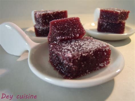 Dey cuisine Pâtes de fruits au cassis