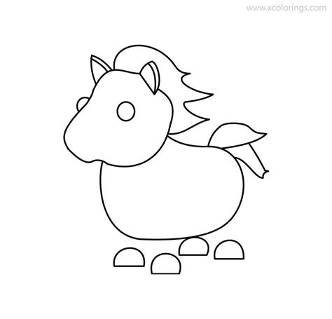 Roblox Adopt Me Coloring Pages Horse Turtle Wallpaper Dandelion