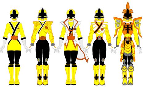 Power Rangers Samurai Yellow Ranger Evolution By Powerrangersworld999