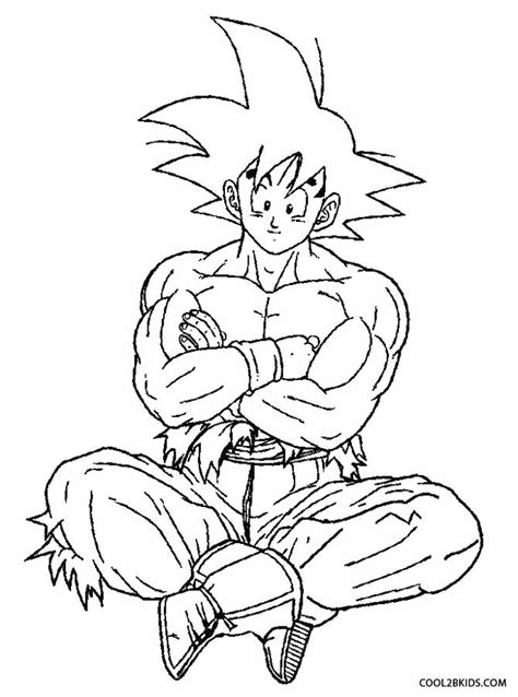 Elegant coloring page dragon ball z goku. Ssj Goku Drawing at GetDrawings | Free download