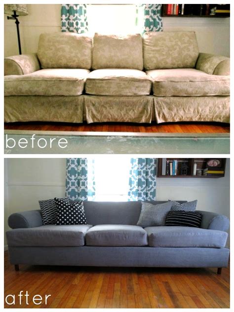 High Heels And Training Wheels Diy Couch Reupholster With A Painters