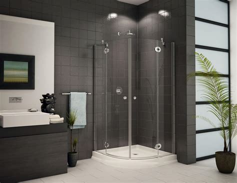 Half tiled vertical walls with black trim in a black and white bathroom boasting cement floor tiles under a vaulted ceiling. 30 Pictures of bathroom wall tile 12x12 2020