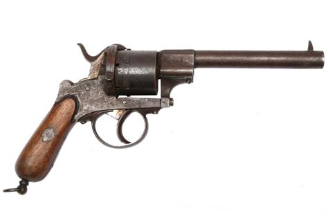 Sold Price Antique Belgian 9mm Pinfire Revolver 19th C April 6