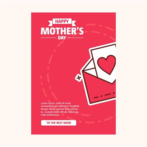 Premium Vector Mothers Day Greeting Card Banner Background