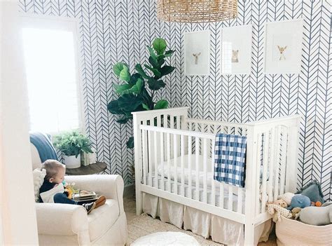Modern Baby Room Wallpaper