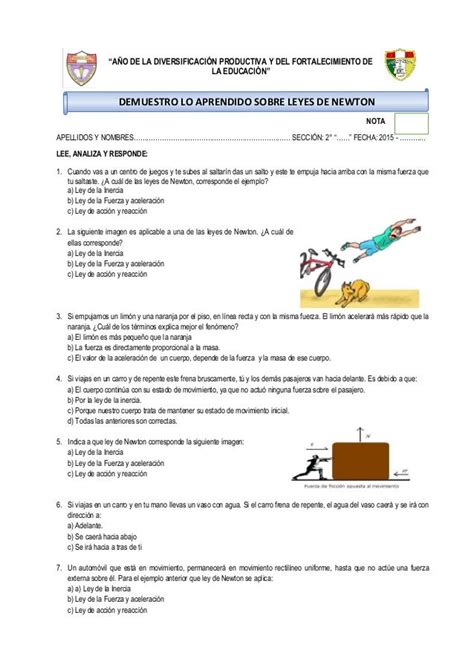 Sesión De Clase Sobre Las Leyes De Newton