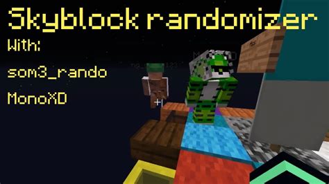 Minecraft Skyblock Randomizer Youtube