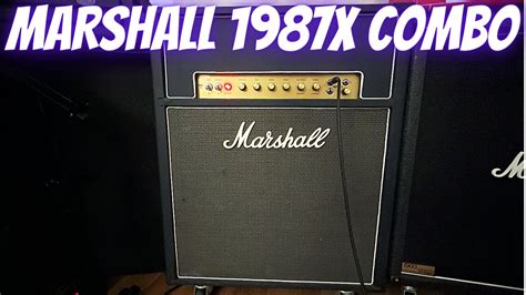 Marshall 1987x Plexi Vertical 2x12 Combo Youtube
