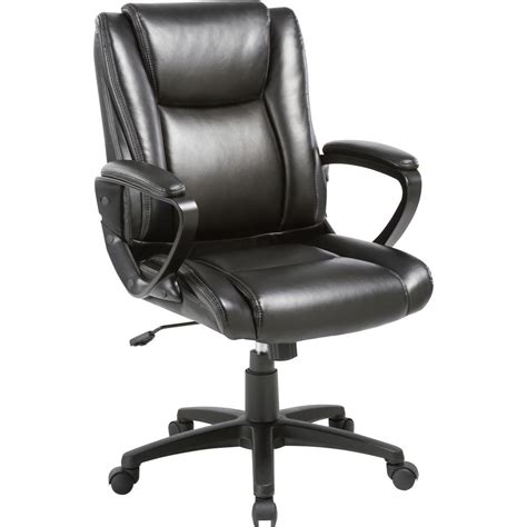 Buy executive office massage chair vibrating ergonomic computer desk chair best massage: Lorell Soho High-back Leather Chair - Black Bonded Leather ...