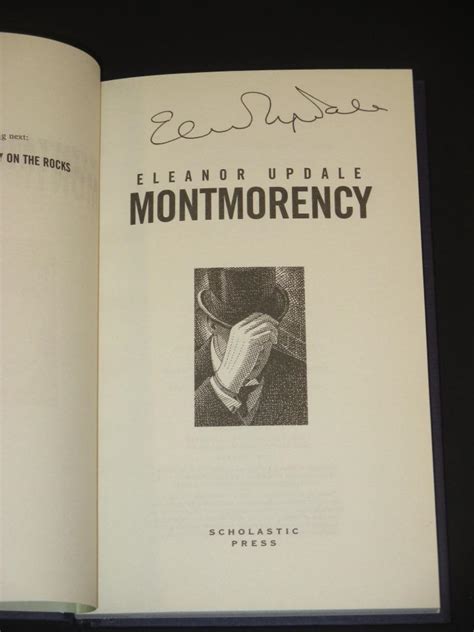 Montmorency Signed By Eleanor Updale Fine Hardback Printed Pages