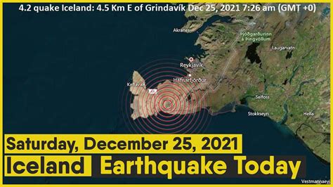 Iceland Earthquake Today 42 Magnitude Earthquake Strikes Near Reykjavik Youtube