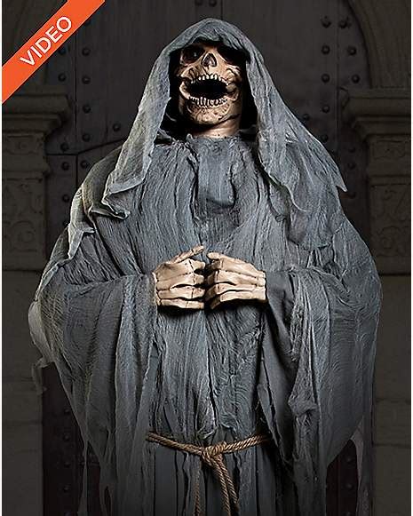 6 Ft Ripping Reaper Of Souls Animatronics Decorations