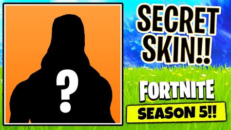 How To Unlock Secret Season 5 Skin In Fortnite Chaos Youtube