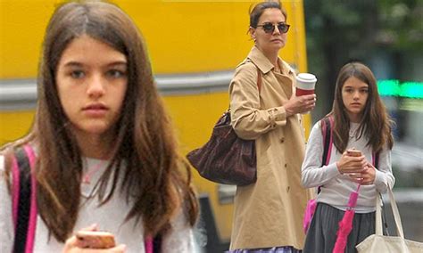 Suri Cruise Is All Grown Up Katie Holmes Teenage Daughter Checks Her