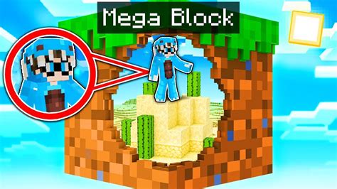 Wir Sind Auf Einen Mega Block Gestrandet In Minecraft Youtube
