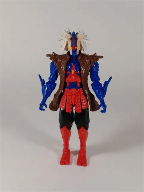POWER RANGERS SUPER Ninja Steel Villain RIPCON Action Figure Red Blue