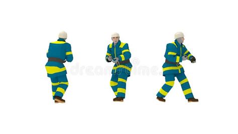 Worker With Heat Stock Illustration Illustration Of Worker 84781603