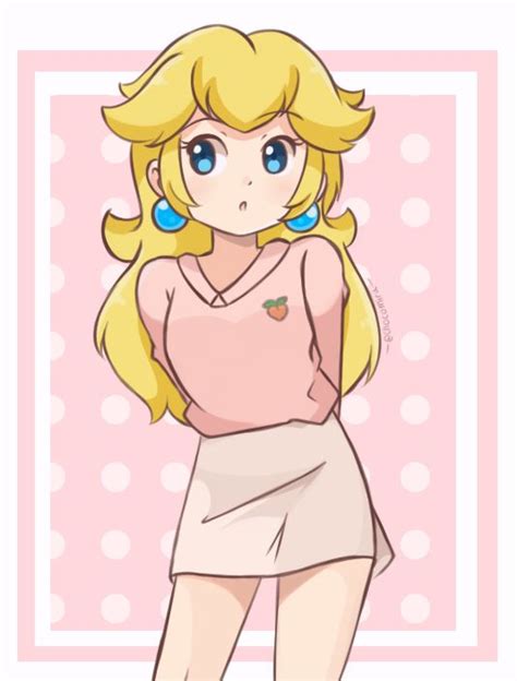 チョコミル Chocomiru On X Super Princess Peach Super Mario Art Super Princess