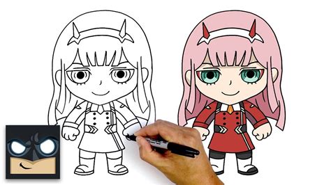 How To Draw Zero Two Darling In The Franxx Youtube