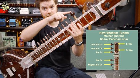 how to tune a sitar ravi shankar tuning youtube