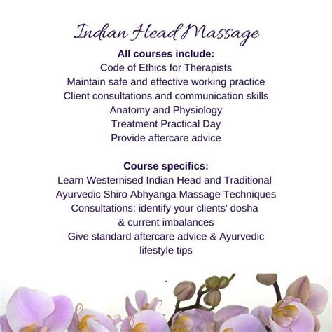 accredited indian head massage course stockport manchester