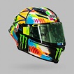 7-Time MotoGP Champ Valentino Rossi Shows Off Freehand-Designed AGV ...