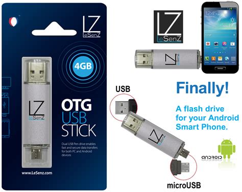 OTG Dual USB 8 tot 32GB Android Stick
