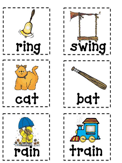 Rhyming words open the box. Rhyming Memory game.pdf | Kindergarten | Pinterest | Pdf ...