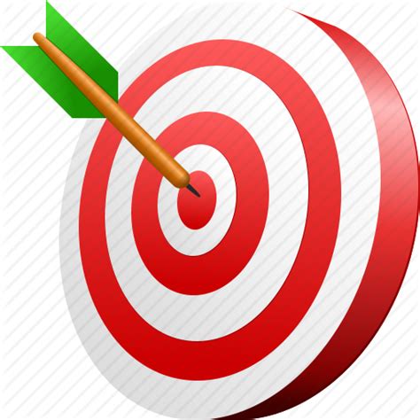 Aim Arrow Goal Target Icon Png Transparent Background Free Download