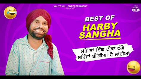 Funny Comedy By Harby Sangha Best Punjabi Scene Punjabi Comedy Clip