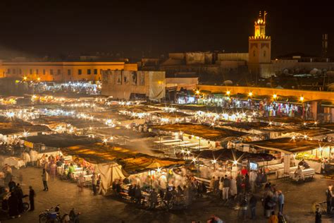 Adventure In The Night Market In Marrakech