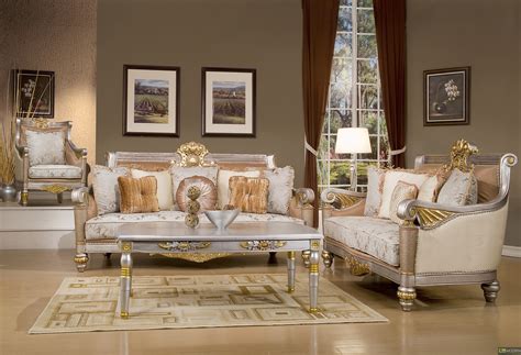 Cindy crawford living room set. Modern Contempo - Luxury Sofa, Love Seat & Chair 3 Piece Traditional Living Room Set HM1691