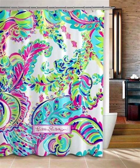 Lilly Pulitzer Custom Design Print On Waterproof Shower Curtain Bathroom Sold By Maluhengbok