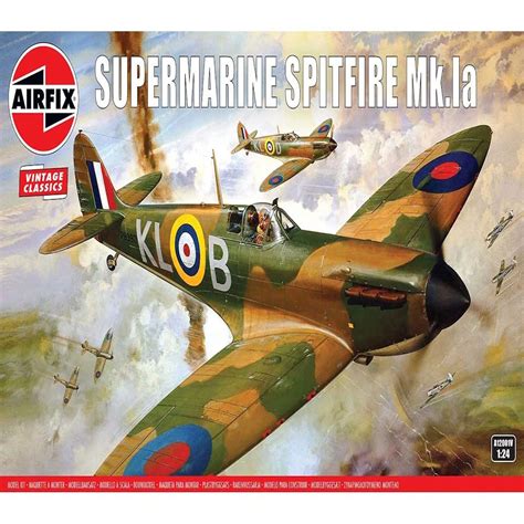 Airfix Vintage Classics Supermarine Spitfire Mk1a 124