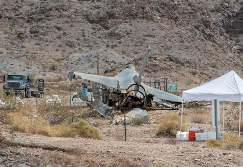 Investigating An F 16 Aircraft Crash Site Editorial Stock Photo Image