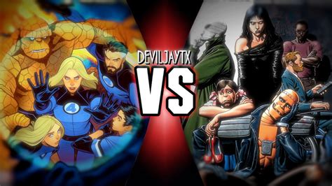 The Fantastic Four Vs The Doom Patrol By Deviljaytx On Deviantart
