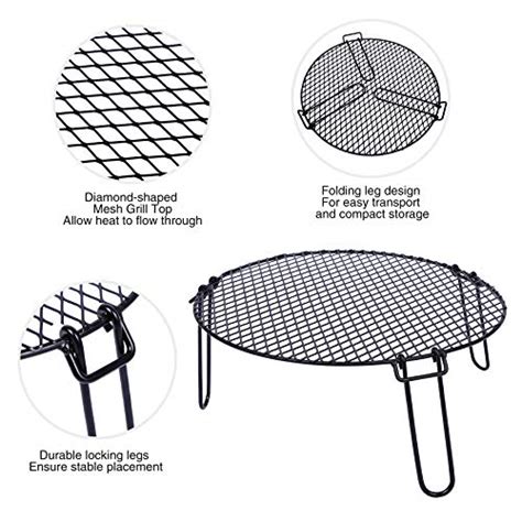 Review For Redcamp Folding Campfire Grill Heavy Duty Steel Grate