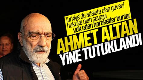 Ahmet Altan Yeniden Tutukland