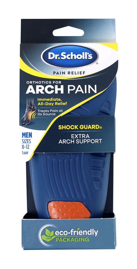 Dr Scholl S Arch Pain Relief Orthotics Insoles For Men Pair