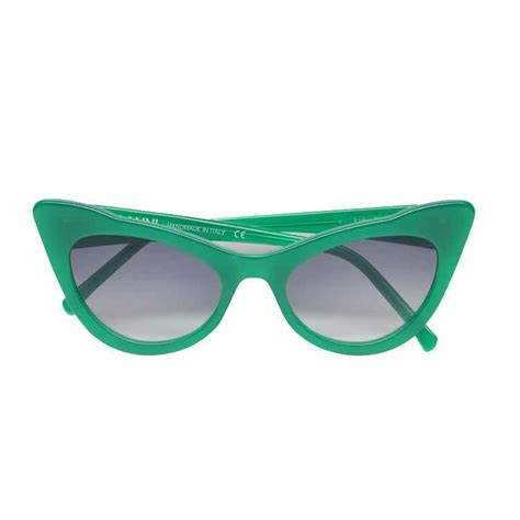 cat eye sunglasses green sale assortiment pieddepouleshop be