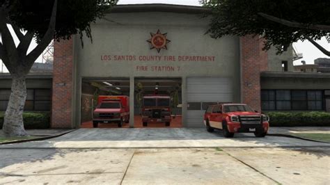 Grand Theft Auto 5 Fire Station