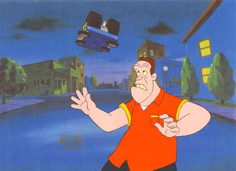 Back To The Future Animated Series Production Cel Back To The Future