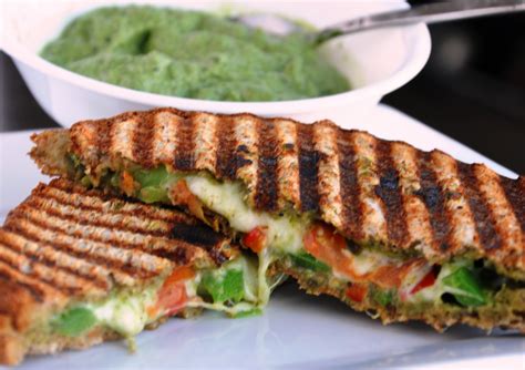 An easy grilled panini made in no time. The Montreal Panini... Vegetarian Bell Pepper Pesto Panini ...