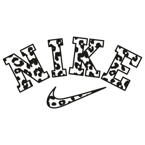 Nike Fuzzy Leopard Print Svg Nike Fuzzy Leopard Print Vector File