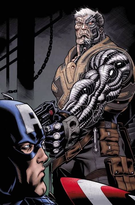 Cable Vs Captain America Avengers X Sanction Vol1 1 Art By Ed