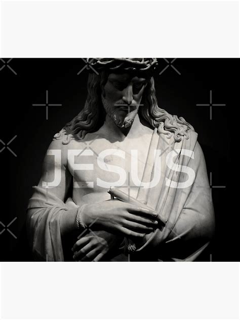 Jesus Christ King Of Kings Statue Shower Curtain For Sale By