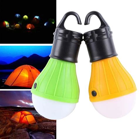 Outdoor Hanging 3x Q5 Led Camping Lantern Soft Light Led Camp Lights 3