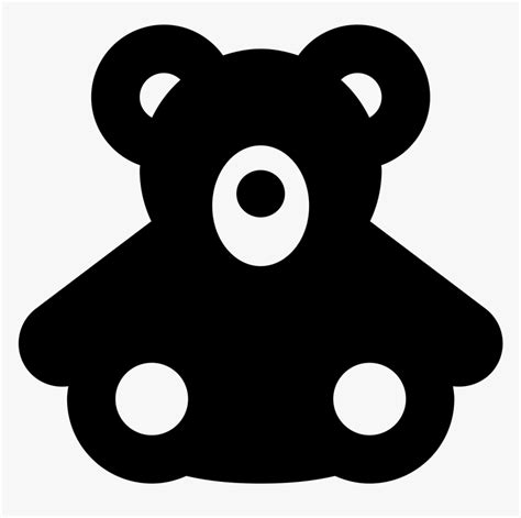 Transparent Teddy Bear Clipart Black And White Teddy Bear Silhouette