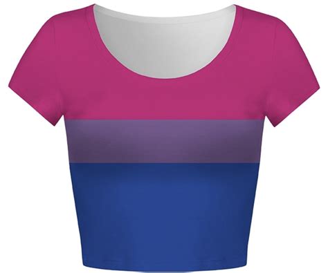 Pride Bisexual Flag Crop Top Cybershop Australia